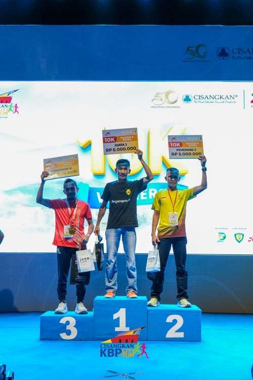 Race photo from CISANGKAN KBP CITY RUN 2025