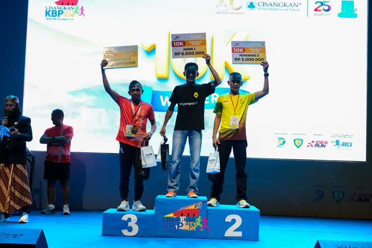 Race photo from CISANGKAN KBP CITY RUN 2025