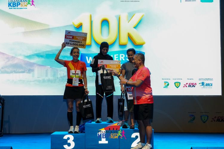 Race photo from CISANGKAN KBP CITY RUN 2025