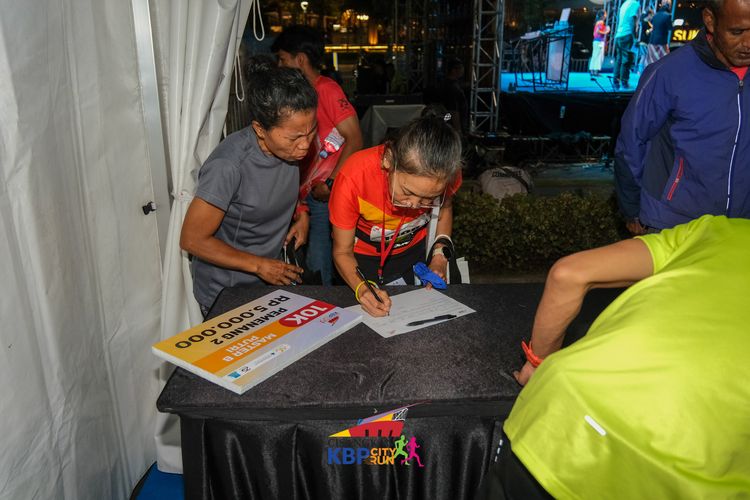 Race photo from CISANGKAN KBP CITY RUN 2025