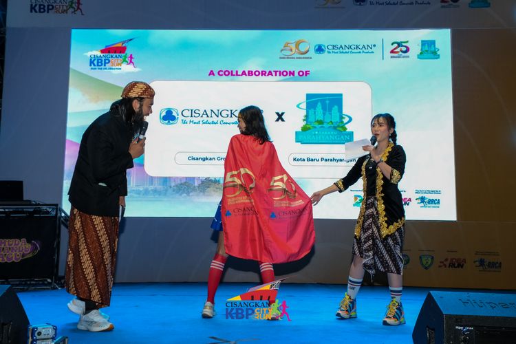 Race photo from CISANGKAN KBP CITY RUN 2025