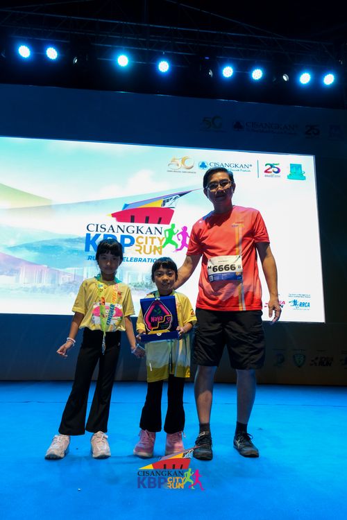 Race photo from CISANGKAN KBP CITY RUN 2025