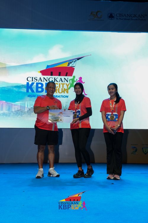 Race photo from CISANGKAN KBP CITY RUN 2025