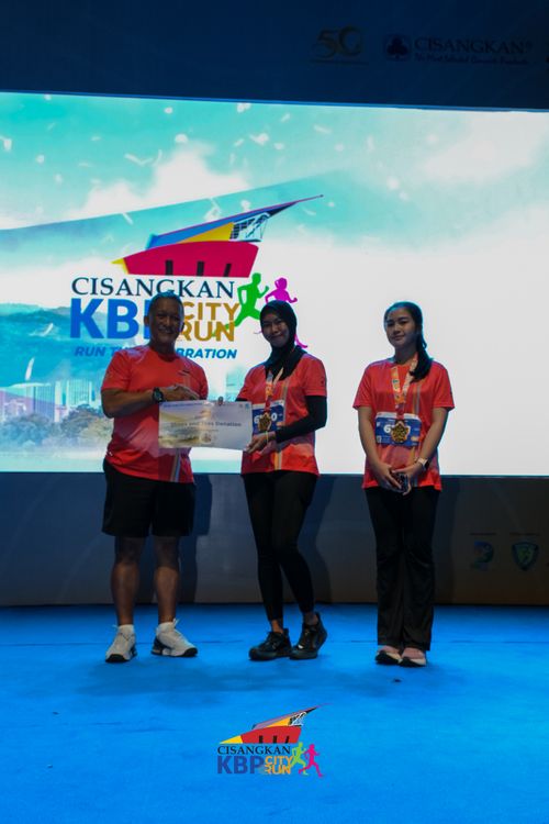 Race photo from CISANGKAN KBP CITY RUN 2025