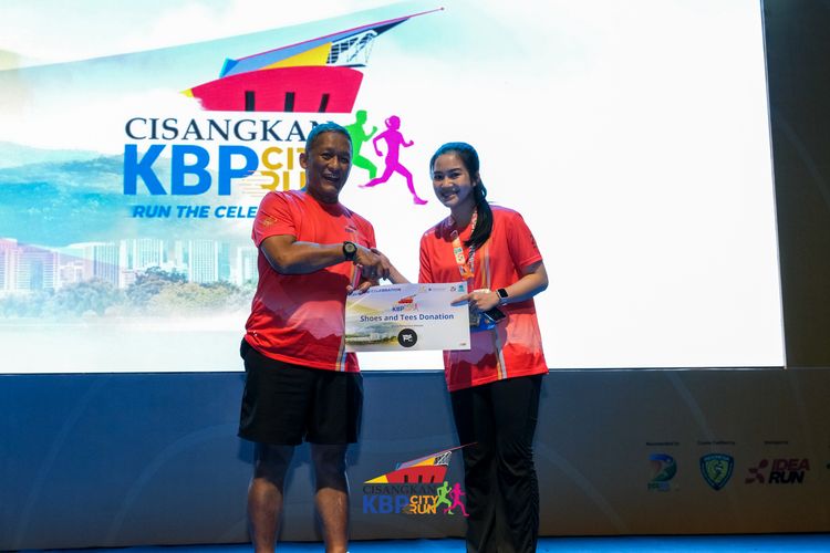 Race photo from CISANGKAN KBP CITY RUN 2025