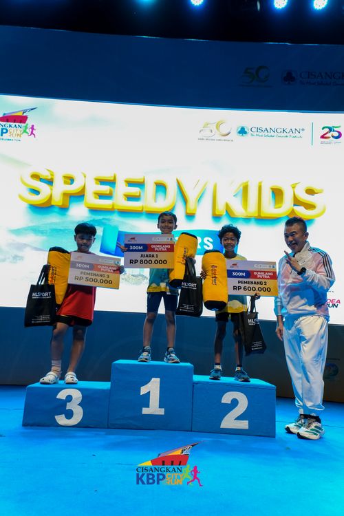 Race photo from CISANGKAN KBP CITY RUN 2025