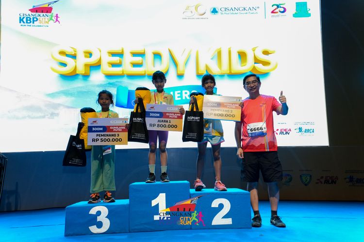 Race photo from CISANGKAN KBP CITY RUN 2025