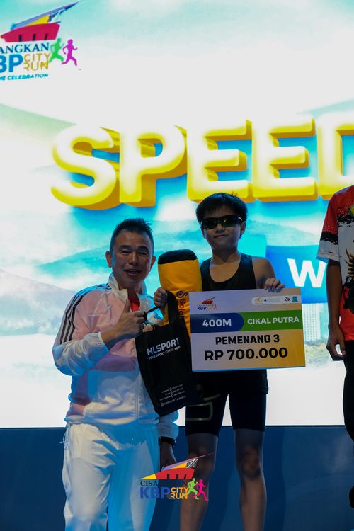 Race photo from CISANGKAN KBP CITY RUN 2025