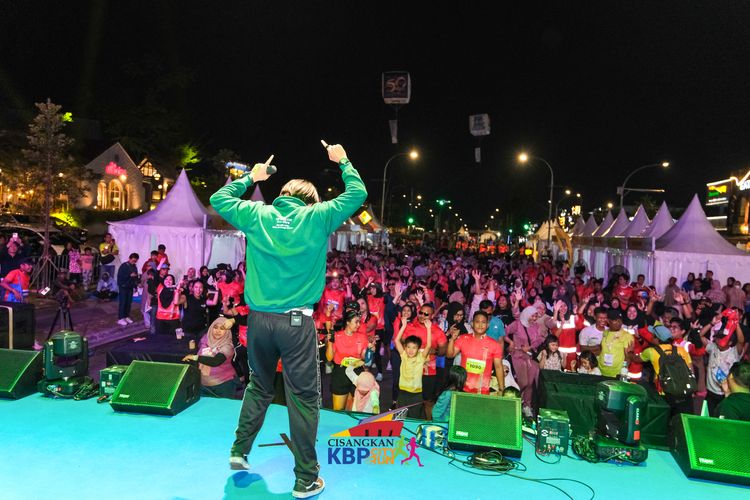 Race photo from CISANGKAN KBP CITY RUN 2025