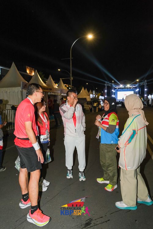 Race photo from CISANGKAN KBP CITY RUN 2025