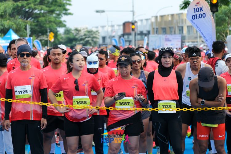 Race photo from CISANGKAN KBP CITY RUN 2025