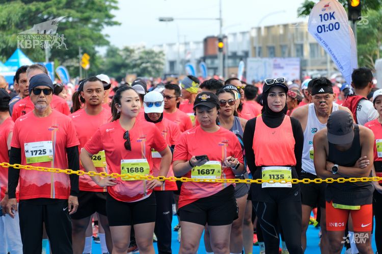 Race photo from CISANGKAN KBP CITY RUN 2025