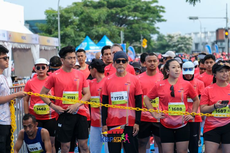 Race photo from CISANGKAN KBP CITY RUN 2025