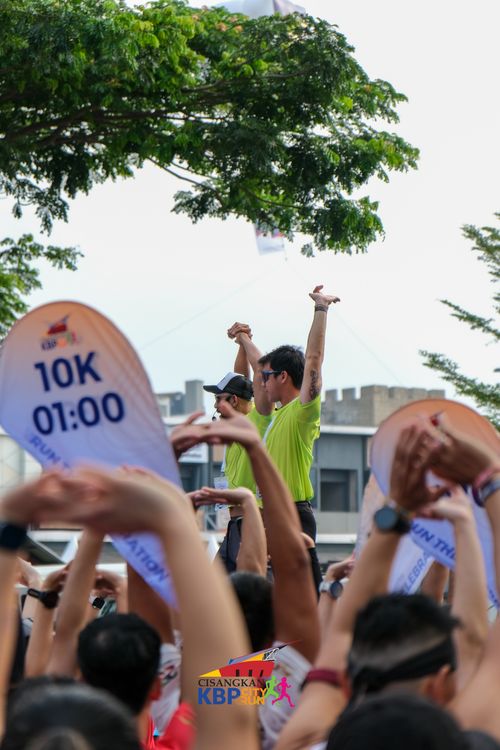 Race photo from CISANGKAN KBP CITY RUN 2025