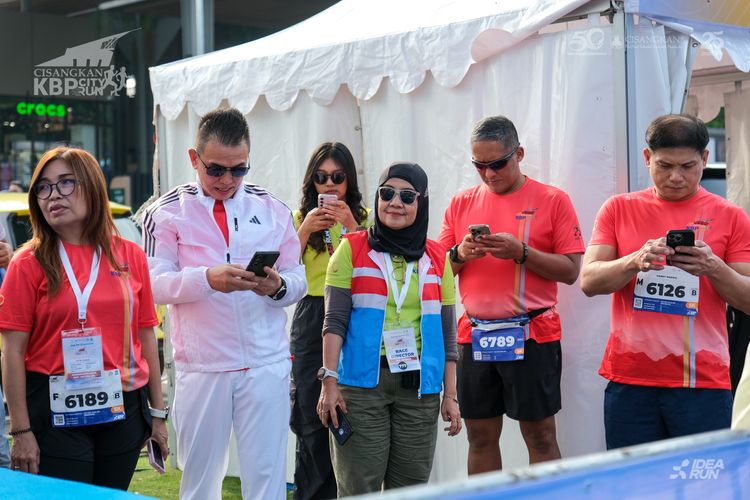 Race photo from CISANGKAN KBP CITY RUN 2025