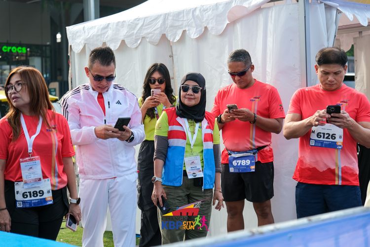Race photo from CISANGKAN KBP CITY RUN 2025