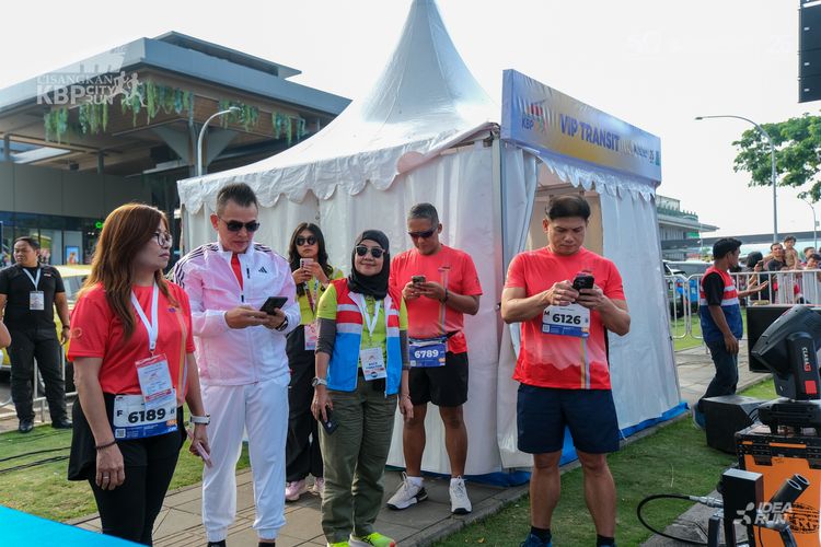 Race photo from CISANGKAN KBP CITY RUN 2025