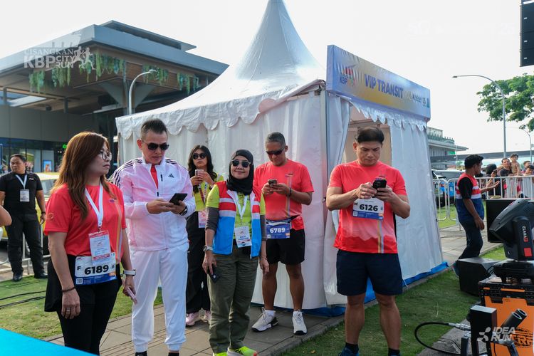 Race photo from CISANGKAN KBP CITY RUN 2025