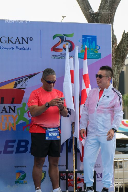 Race photo from CISANGKAN KBP CITY RUN 2025