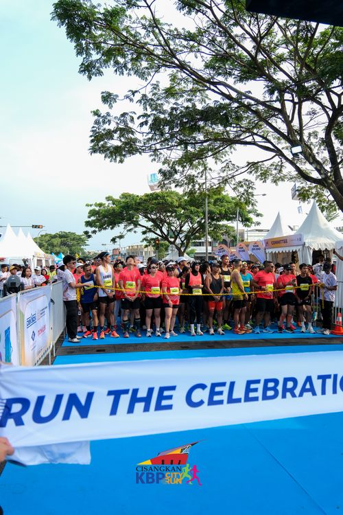 Race photo from CISANGKAN KBP CITY RUN 2025