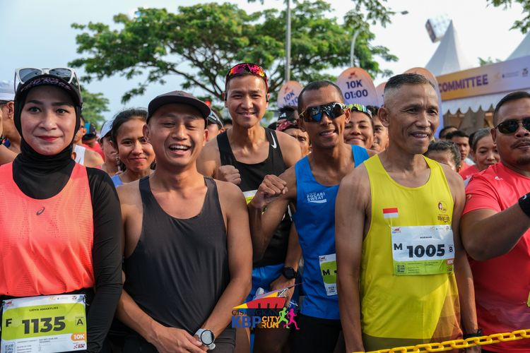 Race photo from CISANGKAN KBP CITY RUN 2025