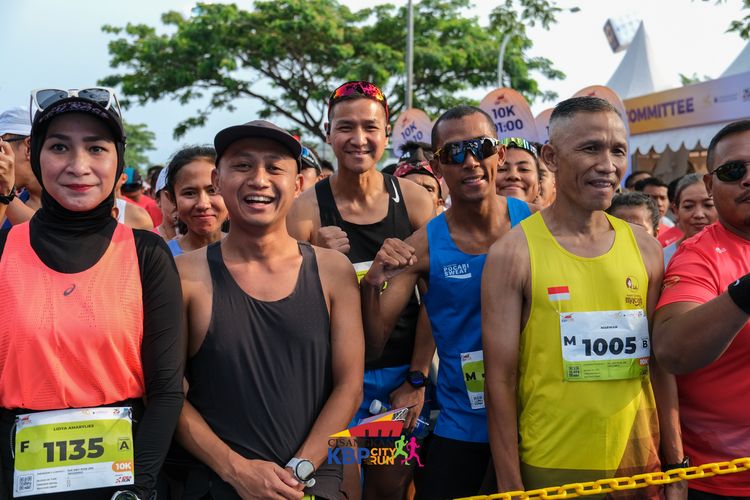 Race photo from CISANGKAN KBP CITY RUN 2025
