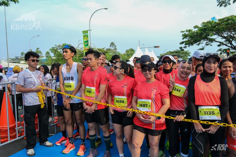 Race photo from CISANGKAN KBP CITY RUN 2025