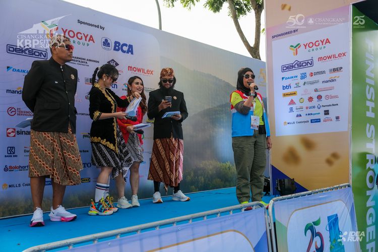 Race photo from CISANGKAN KBP CITY RUN 2025