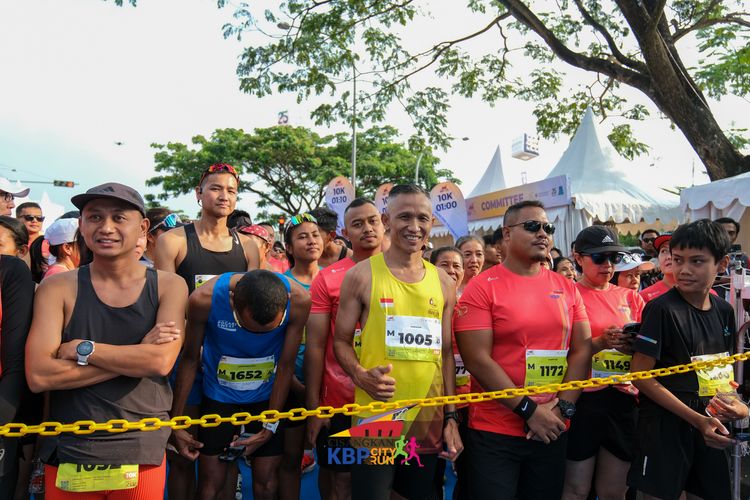 Race photo from CISANGKAN KBP CITY RUN 2025