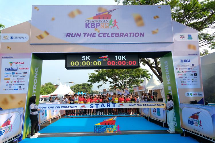Race photo from CISANGKAN KBP CITY RUN 2025