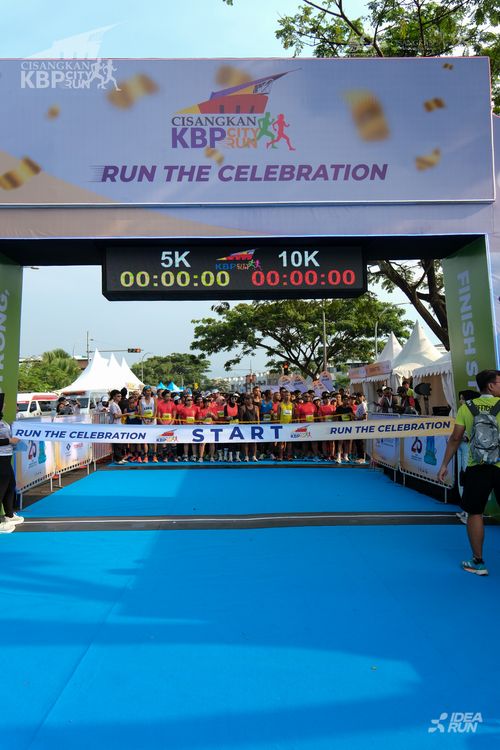Race photo from CISANGKAN KBP CITY RUN 2025