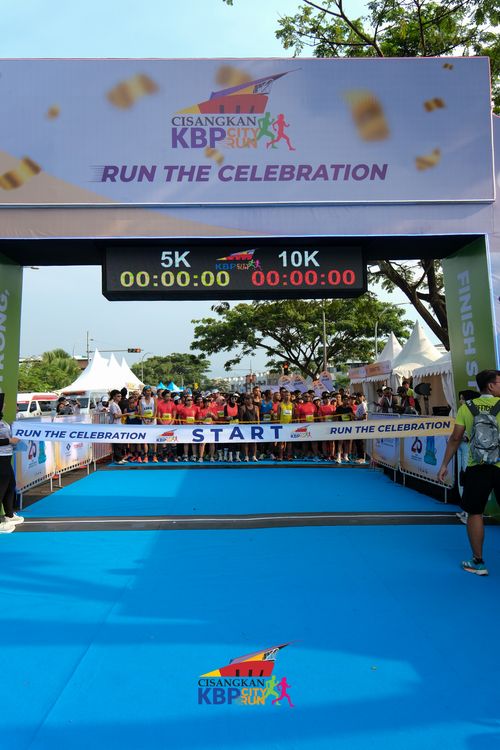Race photo from CISANGKAN KBP CITY RUN 2025