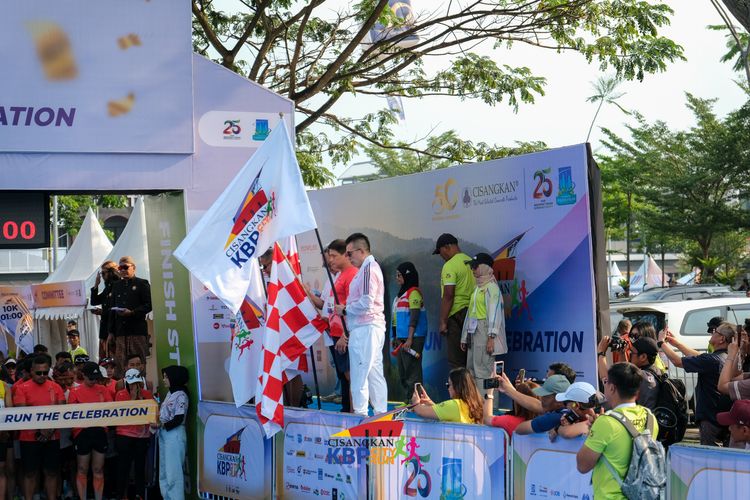 Race photo from CISANGKAN KBP CITY RUN 2025