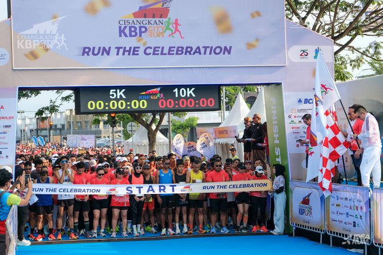 Race photo from CISANGKAN KBP CITY RUN 2025