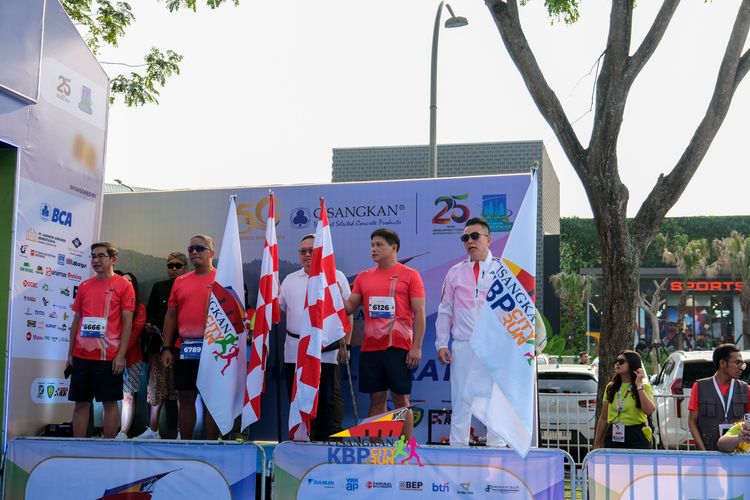 Race photo from CISANGKAN KBP CITY RUN 2025