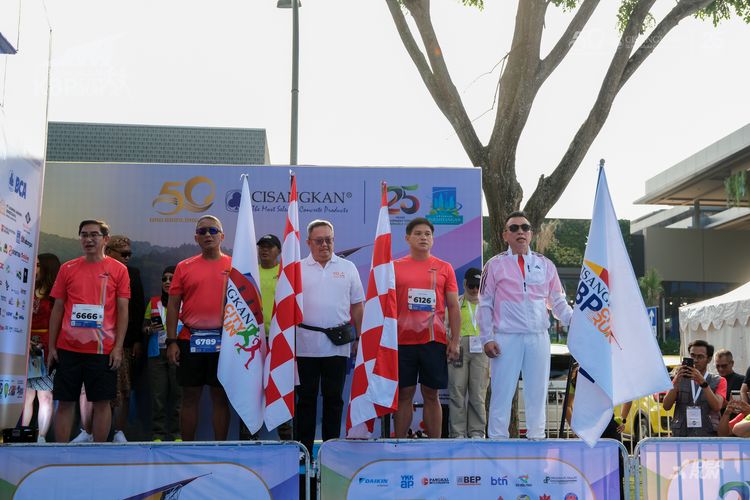 Race photo from CISANGKAN KBP CITY RUN 2025