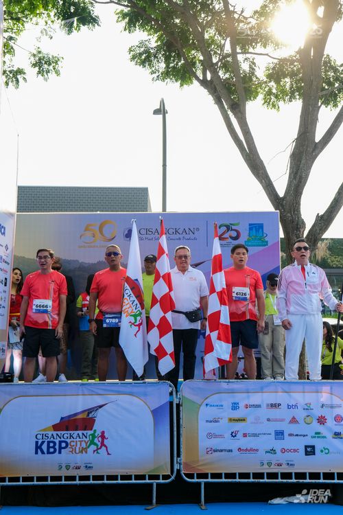 Race photo from CISANGKAN KBP CITY RUN 2025