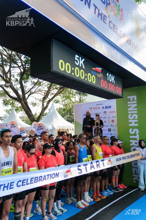 Race photo from CISANGKAN KBP CITY RUN 2025