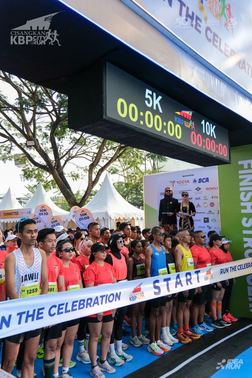 Race photo from CISANGKAN KBP CITY RUN 2025