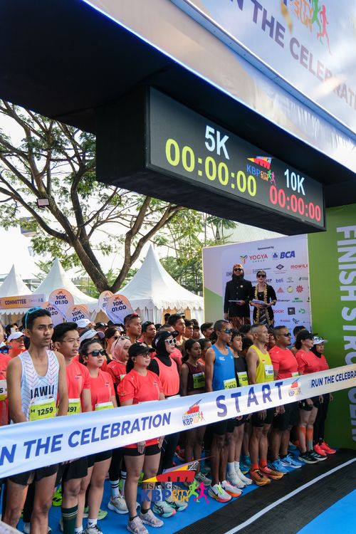 Race photo from CISANGKAN KBP CITY RUN 2025