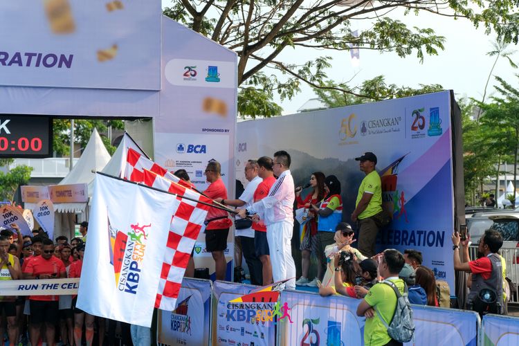 Race photo from CISANGKAN KBP CITY RUN 2025