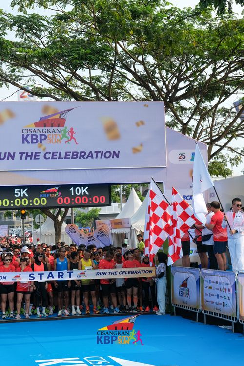 Race photo from CISANGKAN KBP CITY RUN 2025