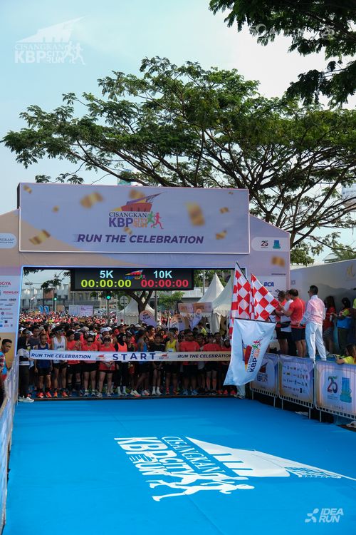 Race photo from CISANGKAN KBP CITY RUN 2025