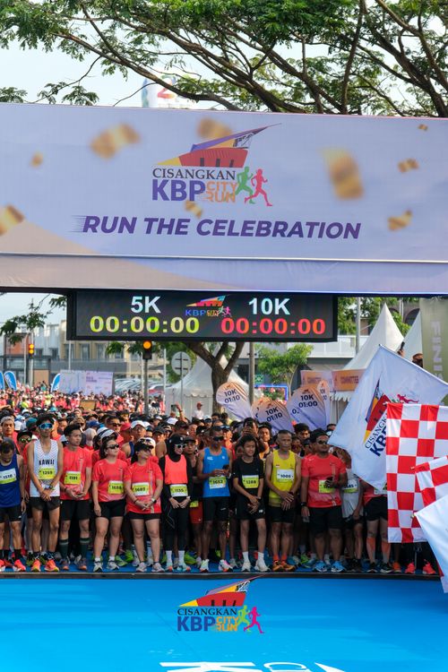 Race photo from CISANGKAN KBP CITY RUN 2025