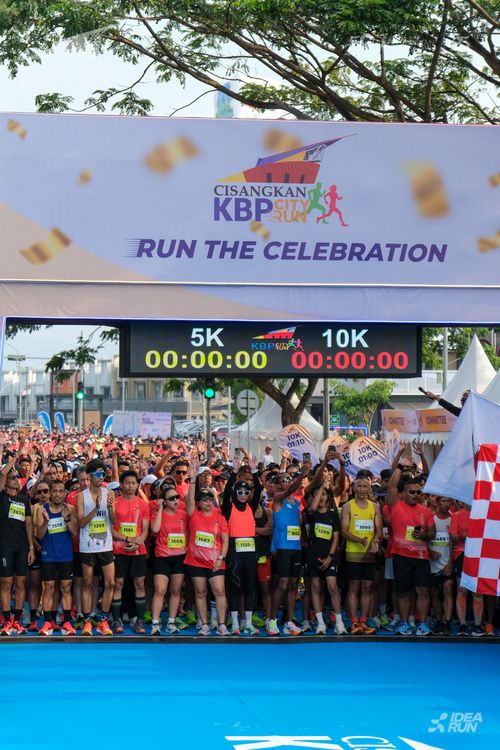 Race photo from CISANGKAN KBP CITY RUN 2025