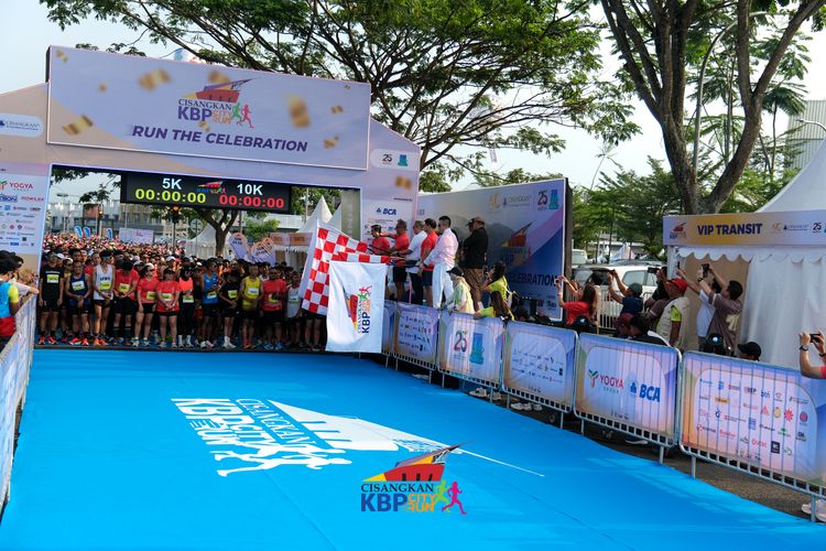 Race photo from CISANGKAN KBP CITY RUN 2025
