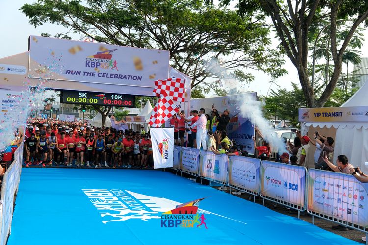 Race photo from CISANGKAN KBP CITY RUN 2025