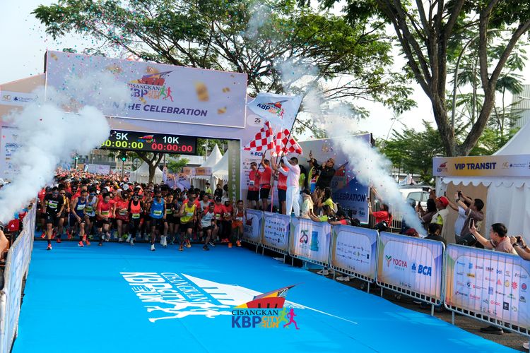 Race photo from CISANGKAN KBP CITY RUN 2025