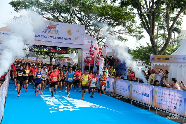 Race photo from CISANGKAN KBP CITY RUN 2025