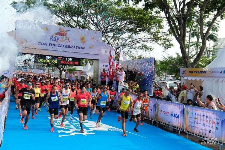 Race photo from CISANGKAN KBP CITY RUN 2025